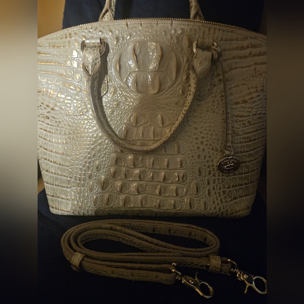 Brahmin top handle crossbody bag